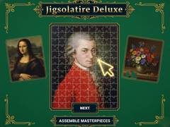 Гульня Jigsolitaire Deluxe