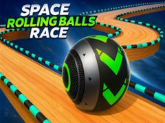 Гульня Space Rolling Balls Race