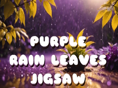 Гульня Purple Rain Leaves Jigsaw