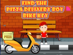 Гульня Find the Pizza Delivery Boy Bike Key