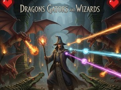 Гульня Dragons Gators and Wizards
