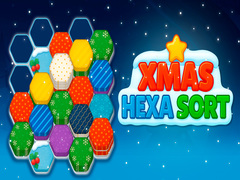 Гульня Xmas Hexa Sort