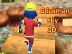 Гульня Stickman sky 3D