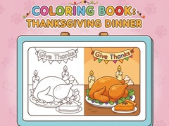 Гульня Coloring Book: Thanksgiving Dinner