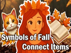 Гульня Symbols of Fall - Connect Items