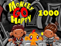 Гульня Monkey Go Happy Stage 1000
