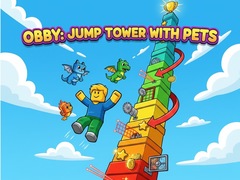 Гульня Obby: Jump Tower with Pets