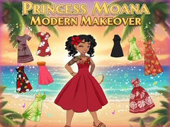 Гульня Princess Moana Modern Makeover