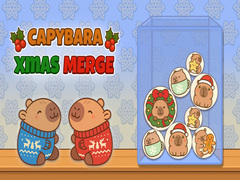 Гульня Capybara Xmas Merge