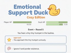 Гульня Emotional Support Duck