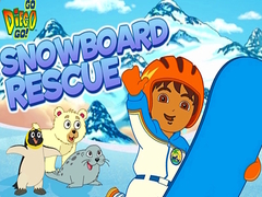 Гульня Go Diego Go! Snowboard Rescue 