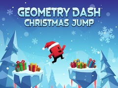 Гульня Geometry Dash Christmas Jump