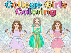 Гульня College Girls Coloring