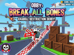 Гульня Obby: Break All Bones Ragdoll
