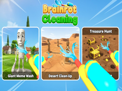 Гульня Brainrot Cleaning
