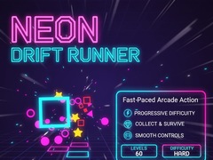 Гульня Neon Drift Runner