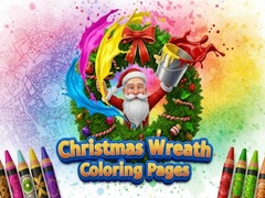 Гульня Christmas Wreath Coloring Pages