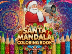 Гульня Santa Mandala Coloring Book