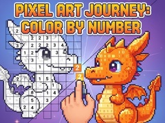 Гульня Draw picture by numbers Pixel Art