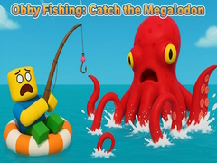 Гульня Obby Fishing: Catch the Megalodon