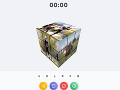 Гульня Football Cube Puzzle