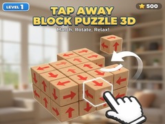 Гульня Tap Away Block Puzzle 3D