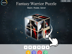 Гульня Fantasy Warrior Puzzle