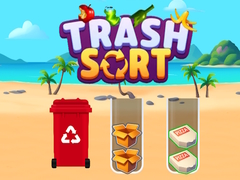 Гульня Trash Sort