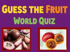 Гульня Guess The Fruit World Quiz