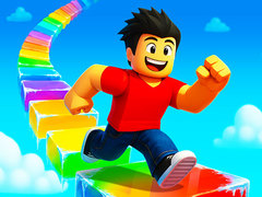 Гульня Obby Rainbow Tower