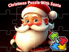 Гульня Christmas Puzzle With Santa