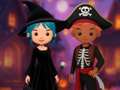 Гульня Toca Teens Halloween Party
