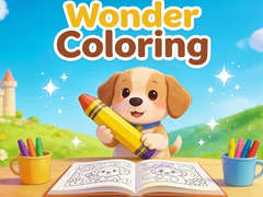 Гульня Wonder Coloring