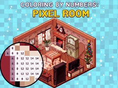 Гульня Coloring by Numbers. Pixel Room