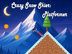 Гульня Crazy Snow Skier: Platformer
