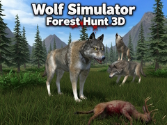 Гульня Wolf Simulator Forest Hunt 3D
