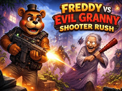 Гульня Freddy vs Evil Granny Shooter Rush