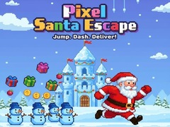 Гульня Pixel Santa Escape