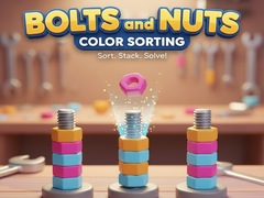 Гульня Bolts and Nuts Color Sorting