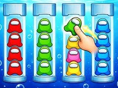 Гульня Color Sort: Impostor Edition