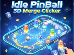 Гульня Idle PinBall: 3D Merge Clicker