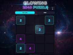Гульня Glowing 2048 Puzzle