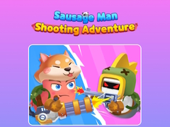 Гульня Sausage Man Shooting Adventure