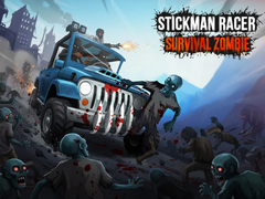 Гульня Stickman Racer Survival Zombie