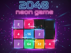 Гульня 2048 neon game