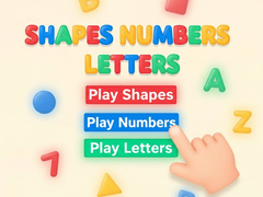 Гульня Shapes Numbers Letters