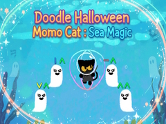 Гульня Doodle Halloween Momo Cat : Sea Magic