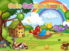 Гульня Cute Cat Hut Escape