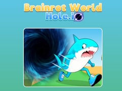 Гульня Brainrot World Hole io