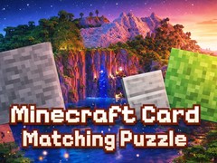 Гульня Minecraft Card Matching Puzzle